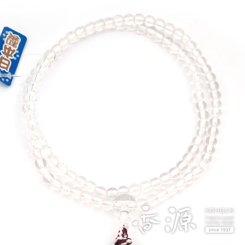 Women's Crystal Prayer Beads, Rinzai Sect
