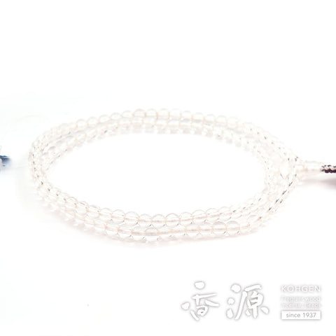 Women's Crystal Prayer Beads, Rinzai Sect