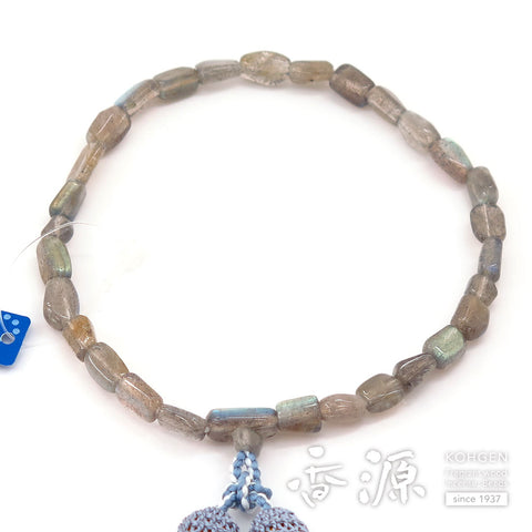 Women's Labradorite Prayer Beads, Chip-Style Bracelet