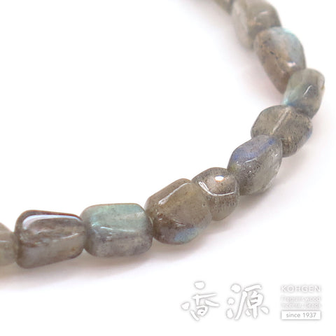 Women's Labradorite Prayer Beads, Chip-Style Bracelet