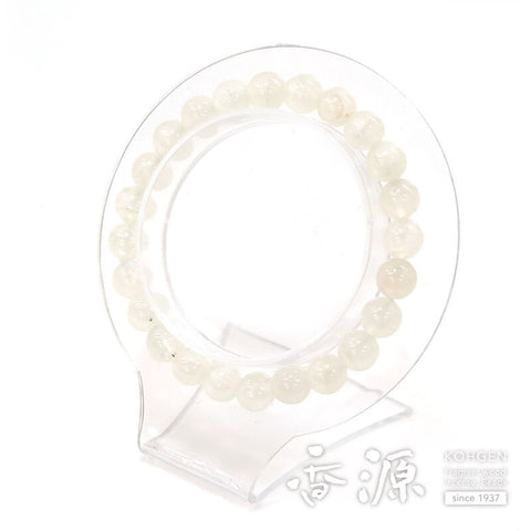 Blue Moonstone 8mm bracelet, straight, No. a, limited edition
