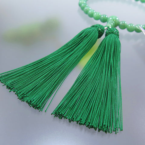 Women's Finest Burmese Jade Prayer Beads, 8mm Bead, Limited Edition