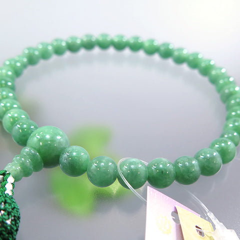 Women's Finest Burmese Jade Prayer Beads, 8mm Bead, Limited Edition