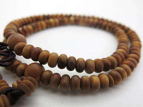 Indian sandalwood 108-bead bracelet, Jodo Shinshu sect
