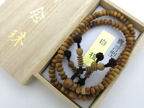 Indian sandalwood 108-bead bracelet, Shingon sect