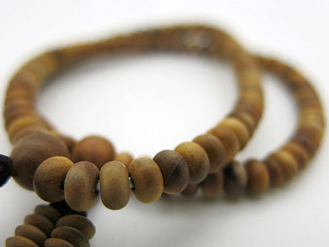 Indian sandalwood 108-bead bracelet, Nichiren sect