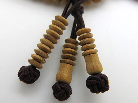 Indian sandalwood 108-bead bracelet, Nichiren sect