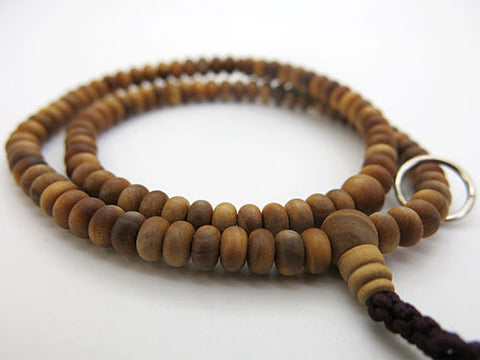 Indian sandalwood 108-bead bracelet, Soto Zen sect