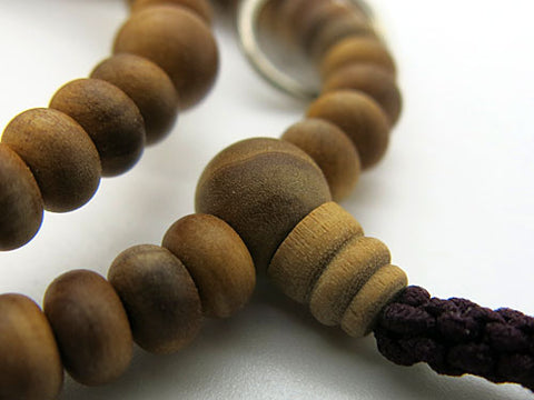 Indian sandalwood 108-bead bracelet, Soto Zen sect