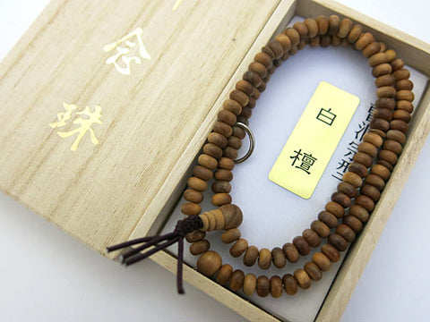 Indian sandalwood 108-bead bracelet, Soto Zen sect