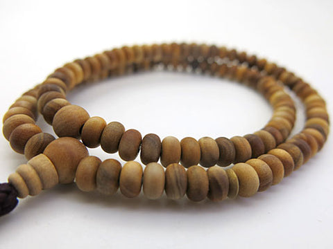 Indian sandalwood 108-bead bracelet, Rinzai sect