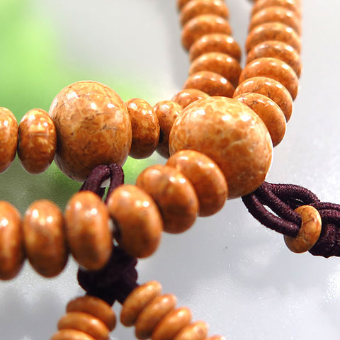 Indian Bodhi Seed Shingon Buddhism bracelet, matching set