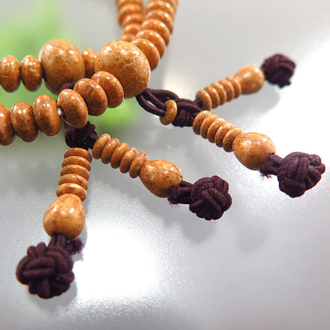 Indian Bodhi Seed Shingon Buddhism bracelet, matching set