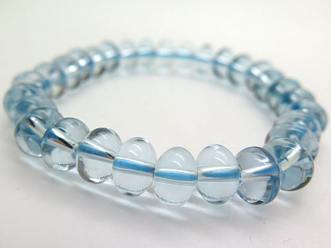 Blue Crystal mikan-dama bracelet, straight, limited edition