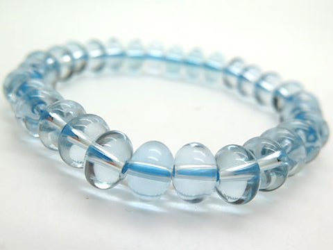 Blue Crystal mikan-dama bracelet, straight, limited edition