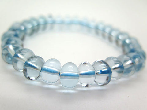 Blue Crystal mikan-dama bracelet, straight, limited edition