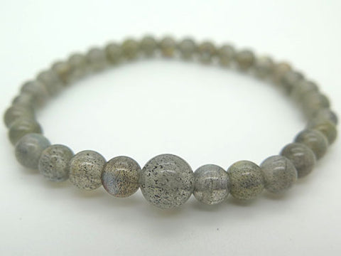 Labradorite 6mm bead bracelet