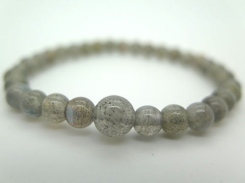 Labradorite 6mm bead bracelet