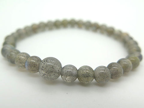 Labradorite 6mm bead bracelet