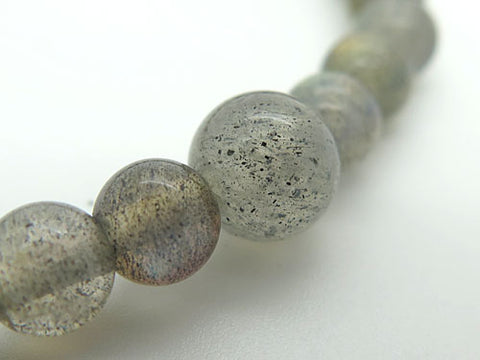 Labradorite 6mm bead bracelet