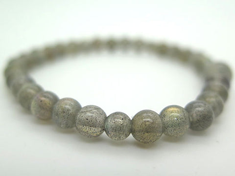 Labradorite 6mm bead bracelet