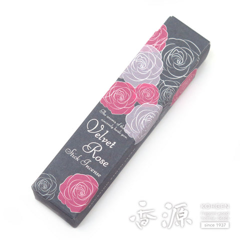 Kousaido Incense Sticks, Velvet Rose, 30 sticks