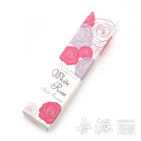 Kousaido Incense Sticks, White Rose, 30 sticks