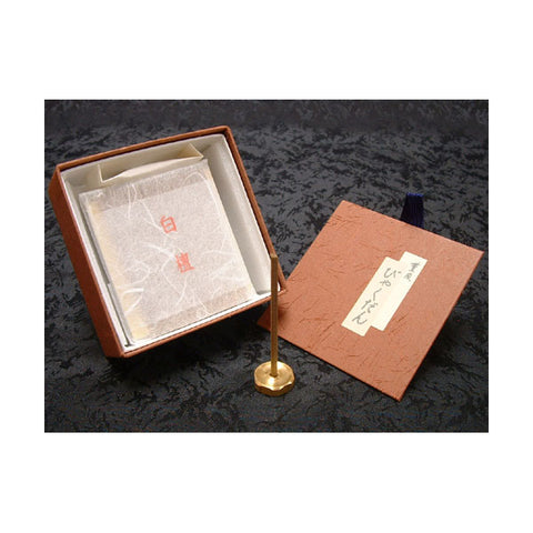 Minorien incense, Kunpu Byakudan (sandalwood), mini size, incense stand included