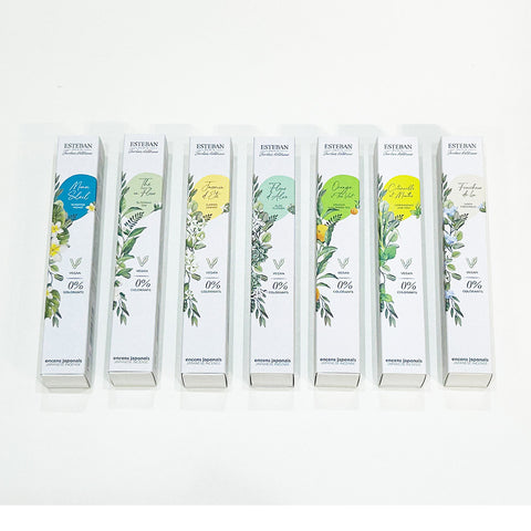 Esteban Incense Sticks – Interior Garden Series, 40 Sticks