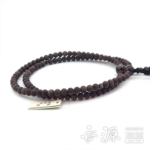 Men's Prayer Beads, Subiki Ebony, Shingon Sect