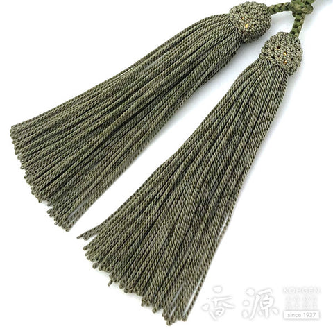 Men's prayer beads, Yakusugi, malachite finish