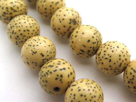 Men's Prayer Beads, Star Moon Bodhi Seed, Rinzai Sect, Shaku-Roku Length, Tiger's Eye Finish