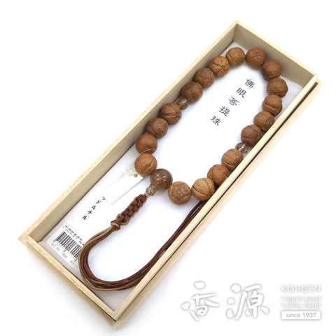 Men's prayer beads, buddha's eye bodhi tree