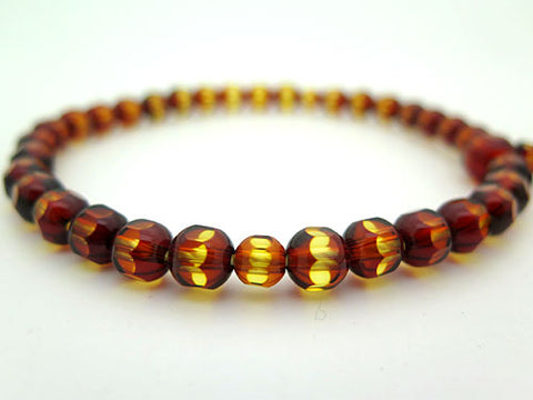 Cherry Amber Women's Prayer Beads Q430408010027 - bead detail 5