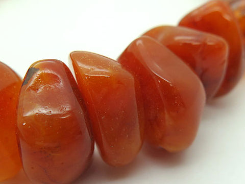 Men's prayer beads, aged amber, rough-cut