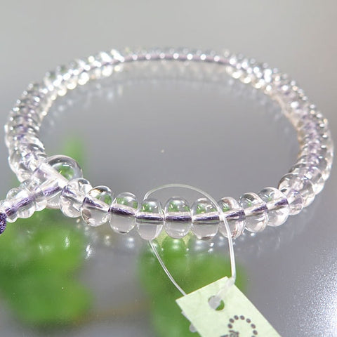 Women's Prayer Beads, Crystal, Oval Bead, Wisteria Cord Tassel