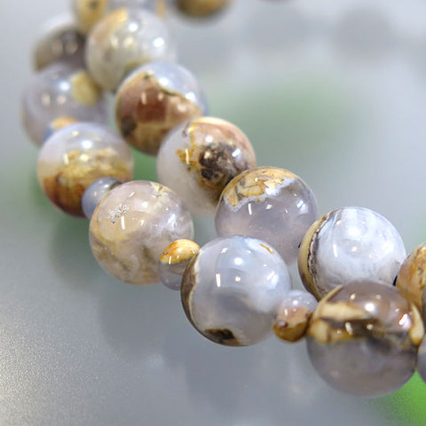 Men's blue chalcedony prayer beads