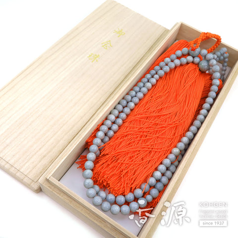 Men's prayer beads, Burmese jade