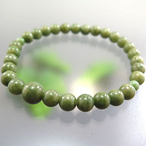 Dushan Jade 6mm bead bracelet, matching set