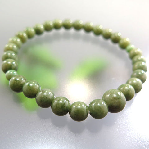 Dushan Jade 6mm bead bracelet, matching set