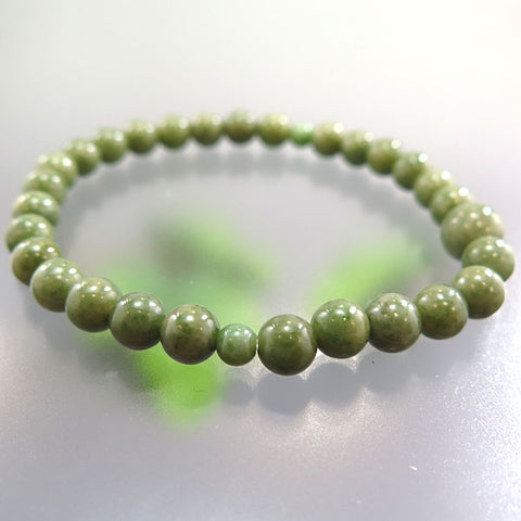 Dushan Jade 6mm bead bracelet, matching set