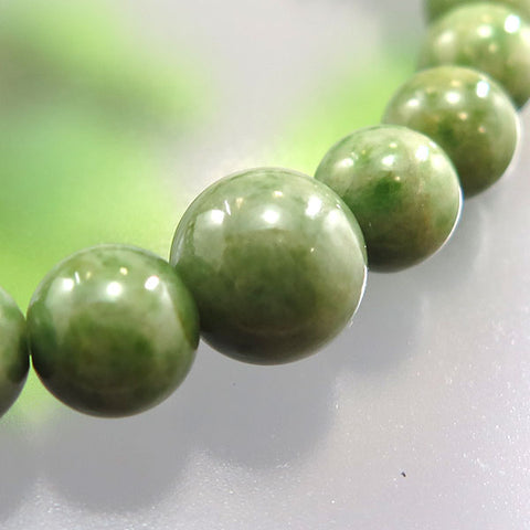 Dushan Jade 8mm bead bracelet, matching set
