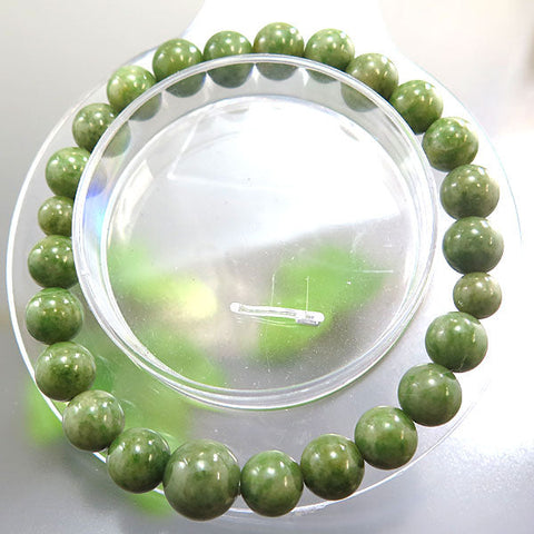 Dushan Jade 8mm bead bracelet, matching set