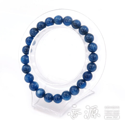 Kyanite 8mm bead bracelet, straight, limited edition