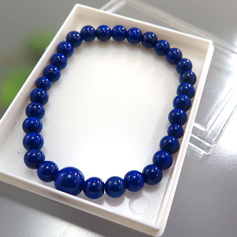 Lapis lazuli 6mm bead bracelet