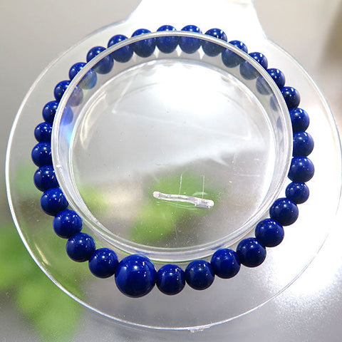 Lapis lazuli 6mm bead bracelet, matching set