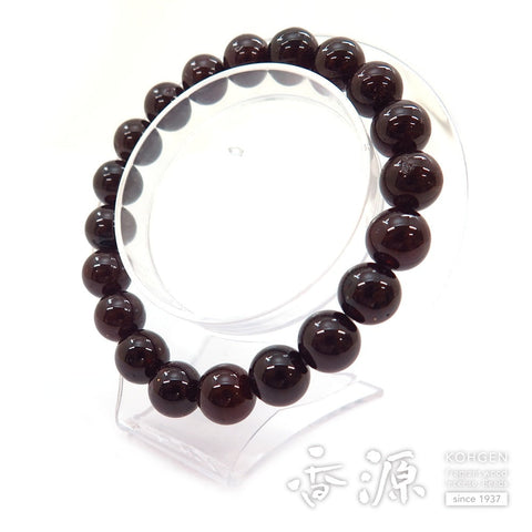 Garnet 10mm bead bracelet, straight, limited edition