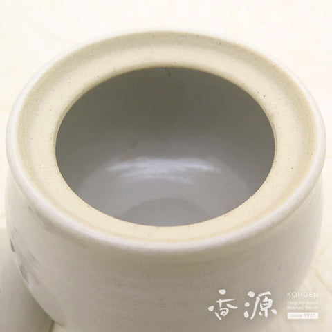 Kyoto Ware Incense Burner – White Glaze