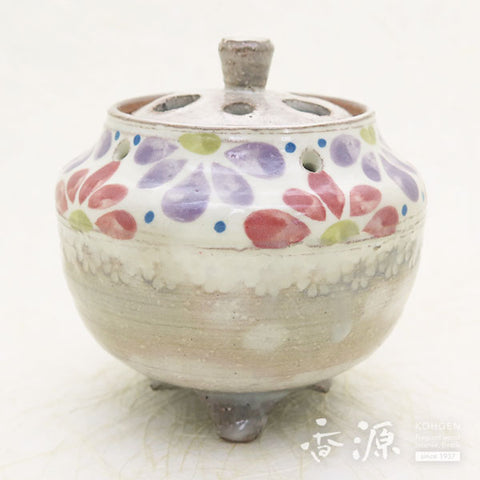 Kyoto Ware Incense Burner – Kohiki Floral Mishima