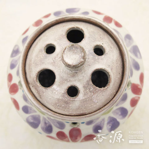 Kyoto Ware Incense Burner – Kohiki Floral Mishima